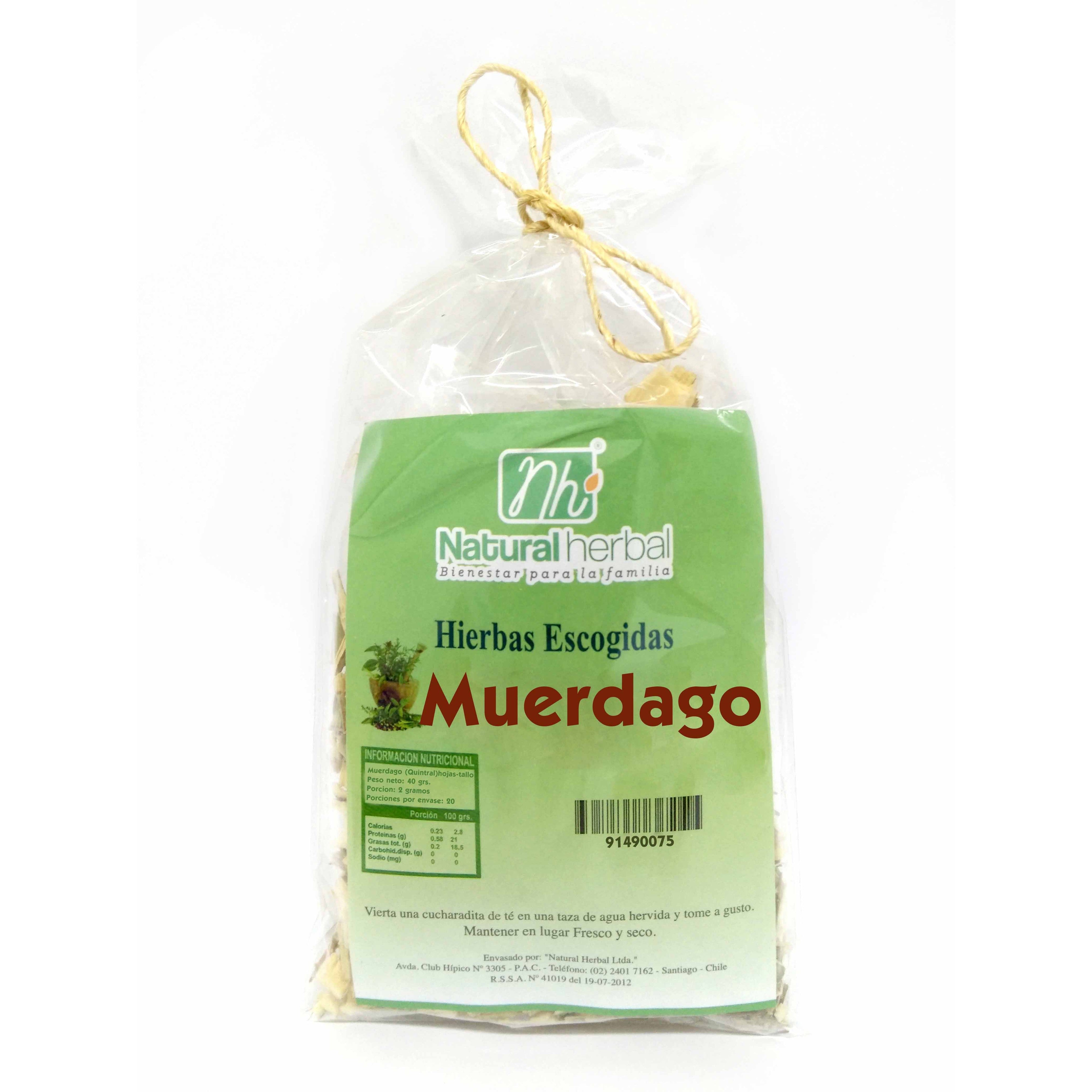 Muerdago Hierba 40gr - Natural Herbal-Té/Café/Infusiones-Mercado Silvestre