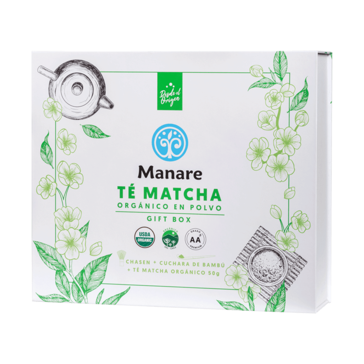 Té Matcha Gift Box Orgánico - Manare-Té/Café/Infusiones-Mercado Silvestre