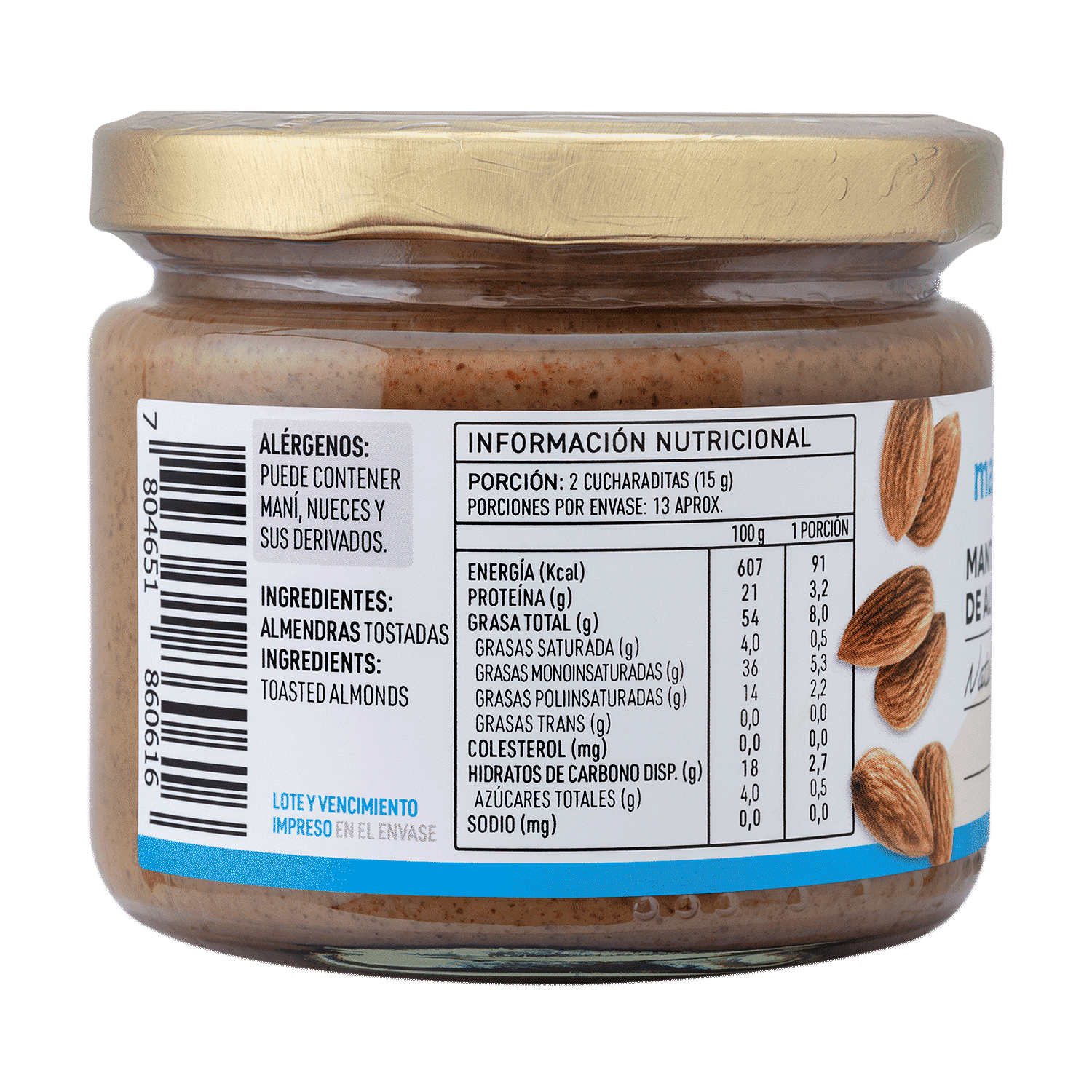 Mantequilla de Almendras 200gr - Manare