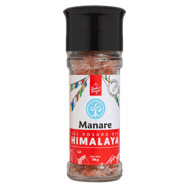 Molinillo Sal Rosada del Himalaya 110gr - Manare