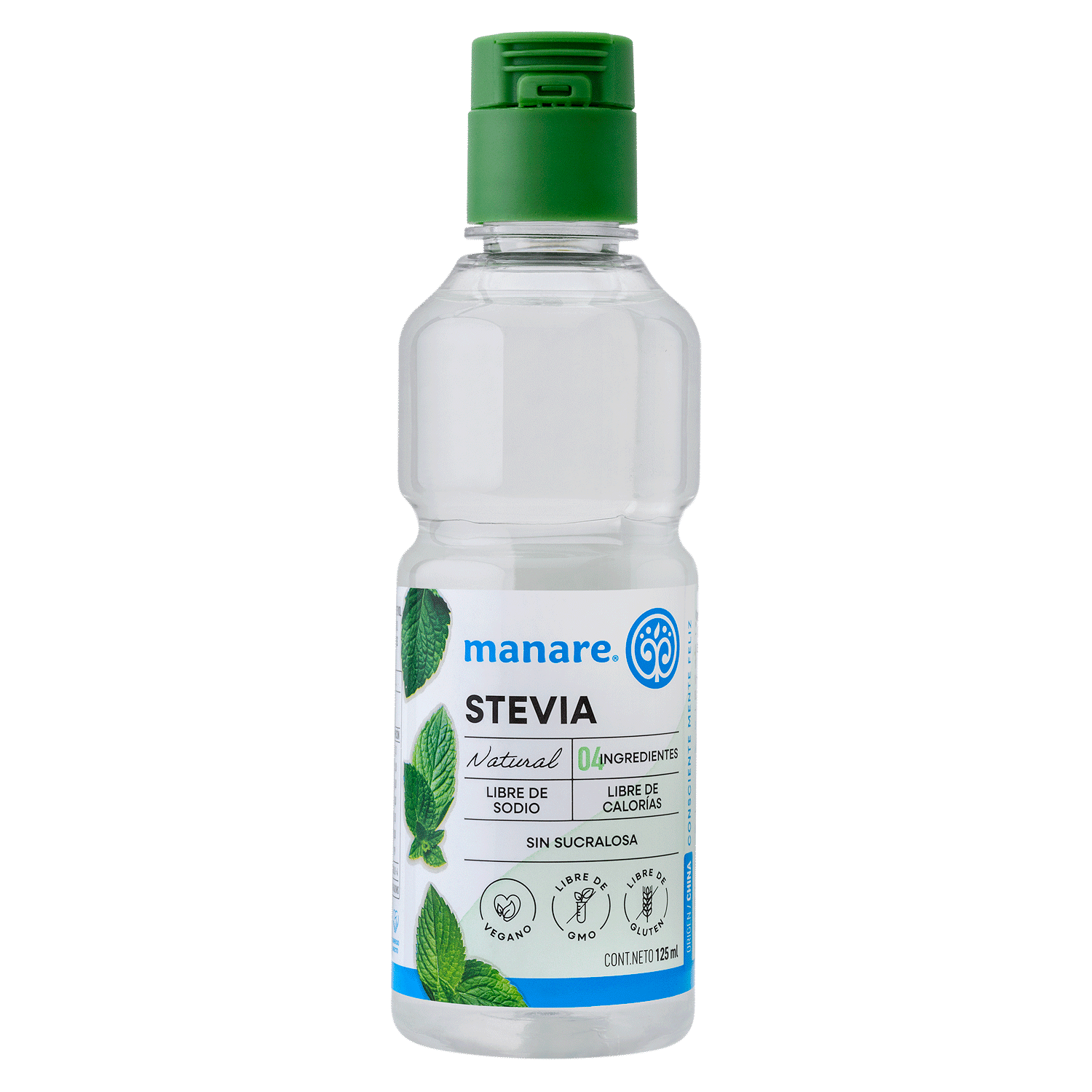 Stevia Líquida 125ml - Manare-Endulzantes-Mercado Silvestre