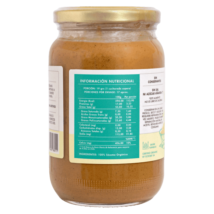 Tahini Orgánico 330gr - Manare