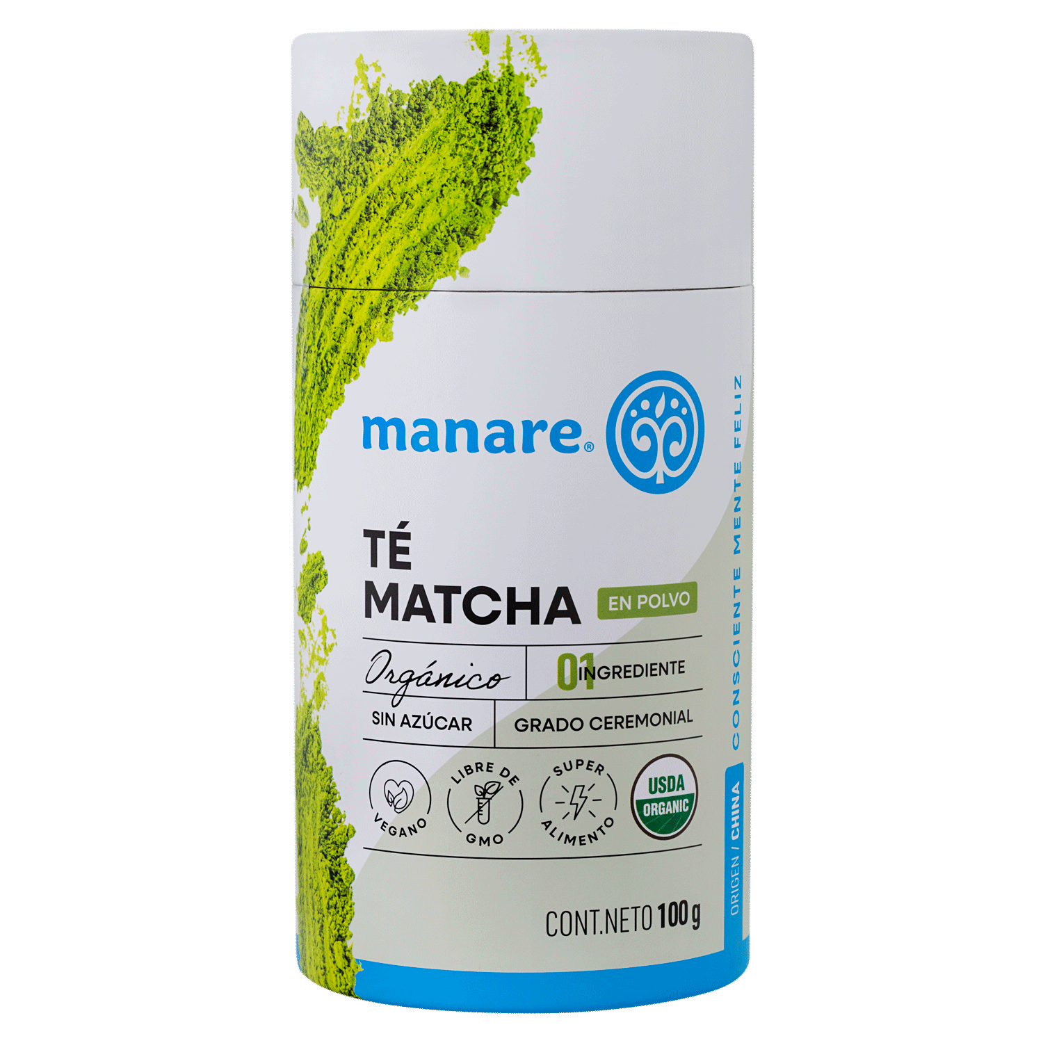 Té Matcha Orgánico 100gr - Manare