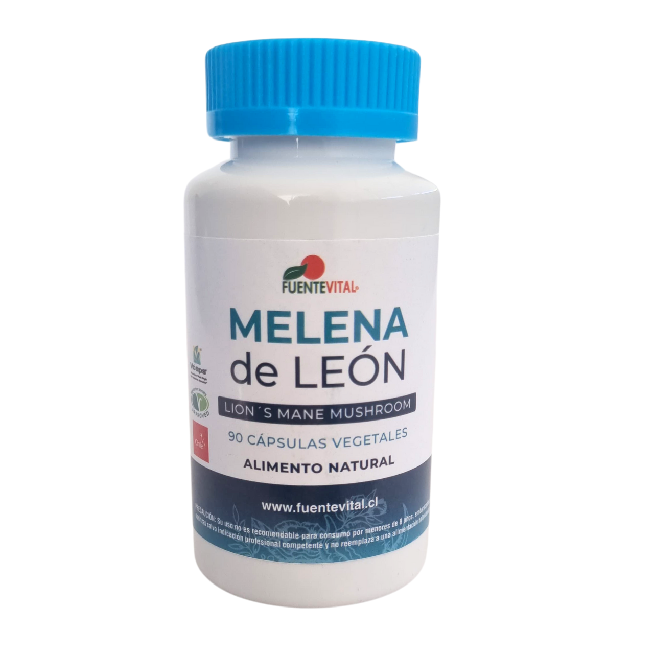 Melena de León 450mg 90 Cápsulas Vegetales (3 meses)- Fuente Vital-Vitaminas-Mercado Silvestre