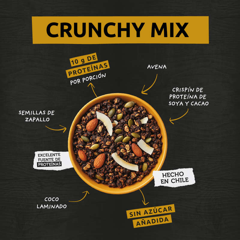 Granola Crunchy Mix Wild Protein 300gr - Wild Foods