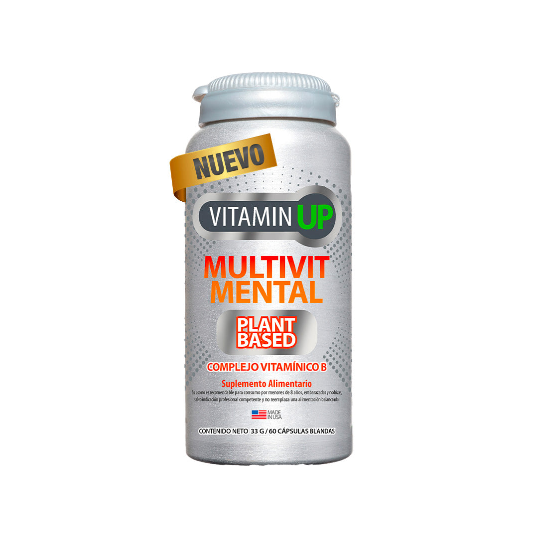 Vitamin Up Multivit Mental Complejo B 60 Cápsulas Softgel (1 mes) - Newscience-Vitaminas-Mercado Silvestre