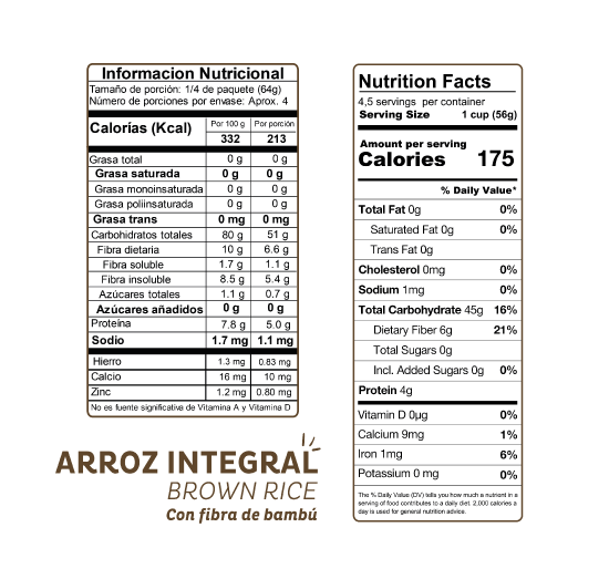 Mini Fusilli de Arroz Integral Sin Gluten 250gr - El Dorado