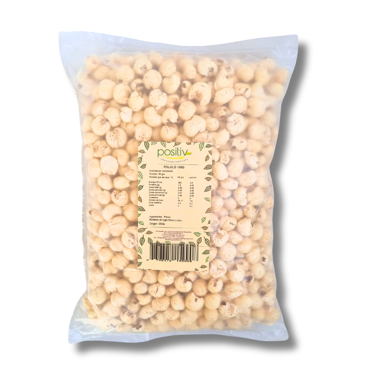 Polulo de Maíz Natural 100g – Positiv