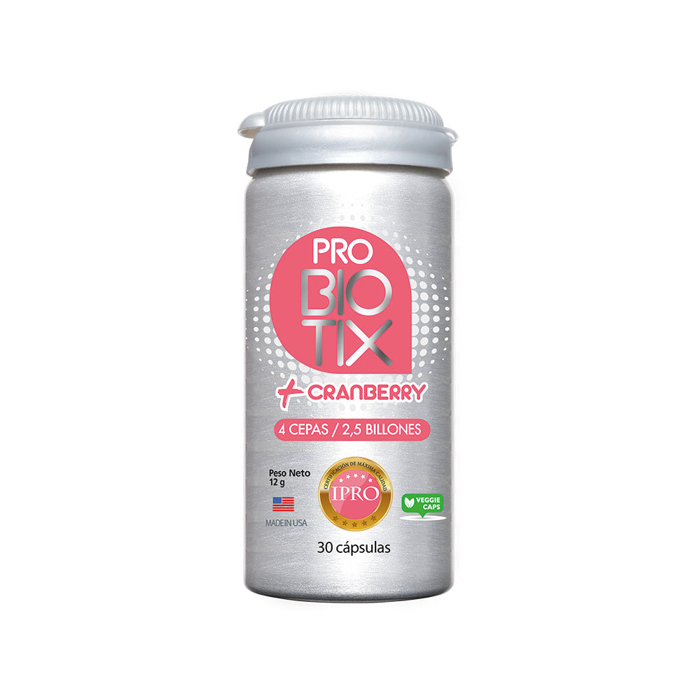 Probiotix + Cranberry - 4 cepas - 2,5 Billones - 30 Cápsulas (1 mes) - Newscience-Vitaminas-Mercado Silvestre