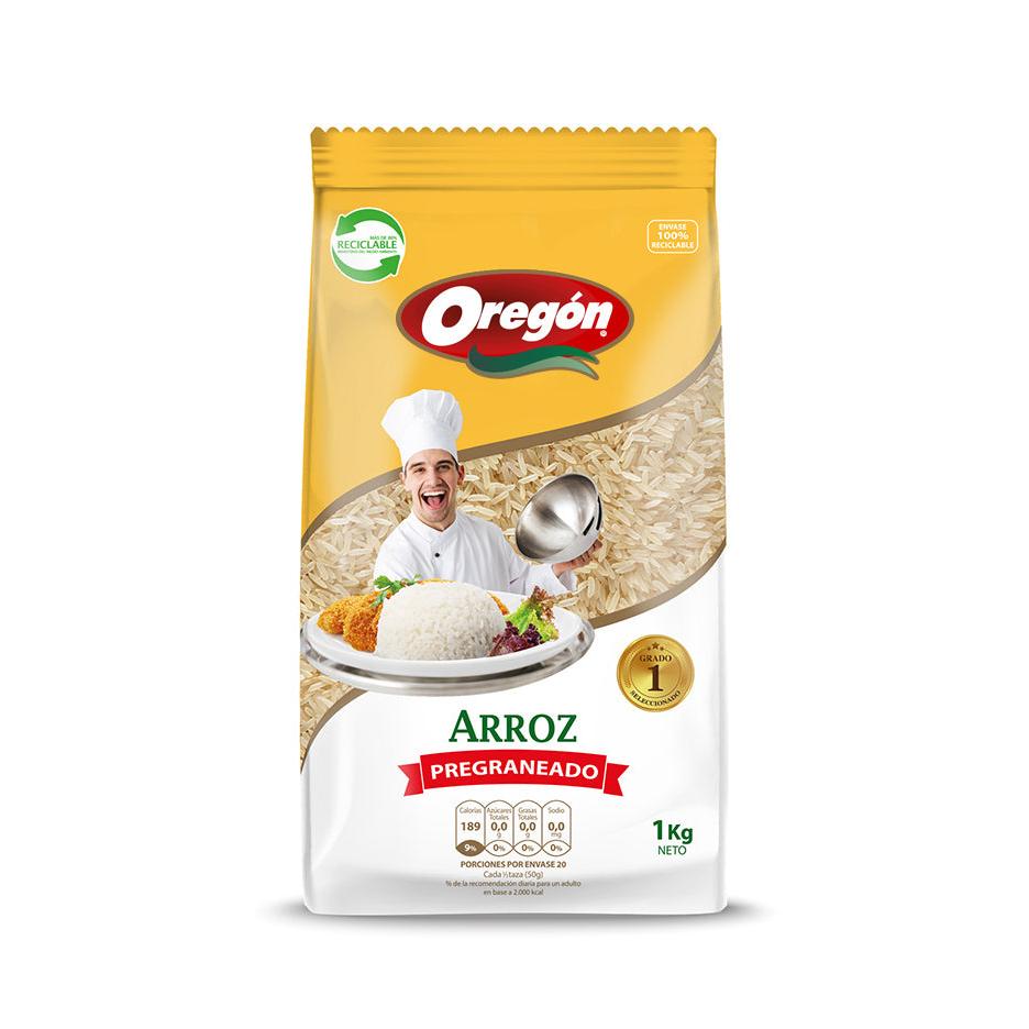 Arroz Pregraneado Grado 1 - 1kg - Oregón