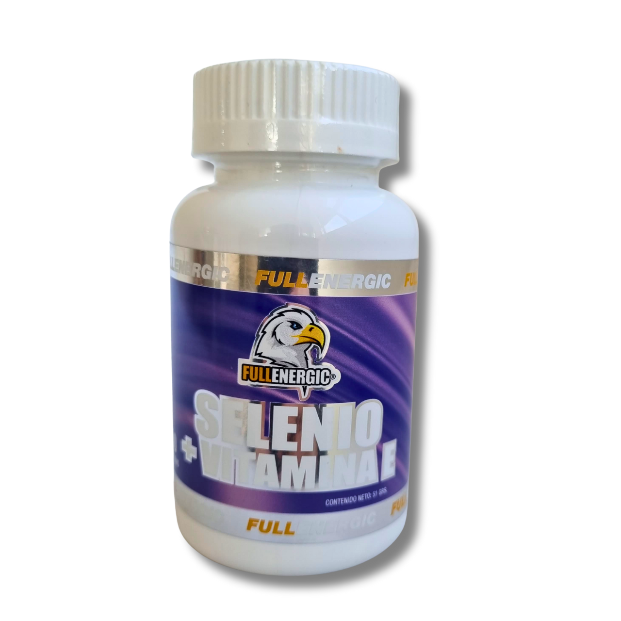 Selenio Orgánico 50mcg + Vitamina E 400mg – 60 Cápsulas (2 meses) – Full Energic