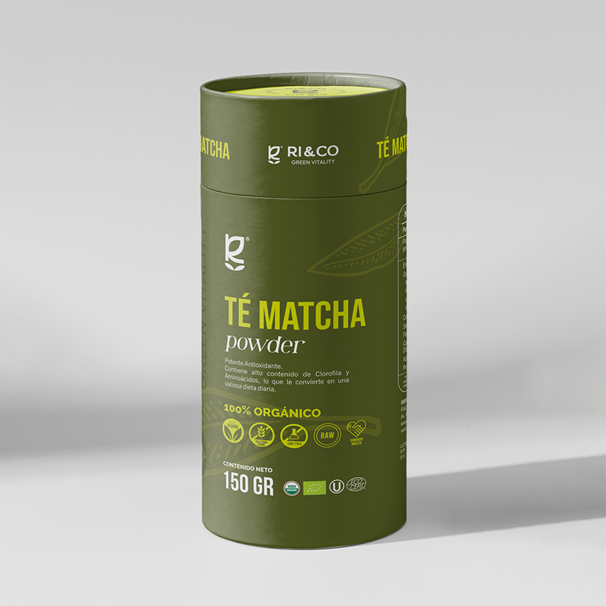 Té Matcha Orgánico en Polvo 150gr - RI&CO-Té/Café/Infusiones-Mercado Silvestre