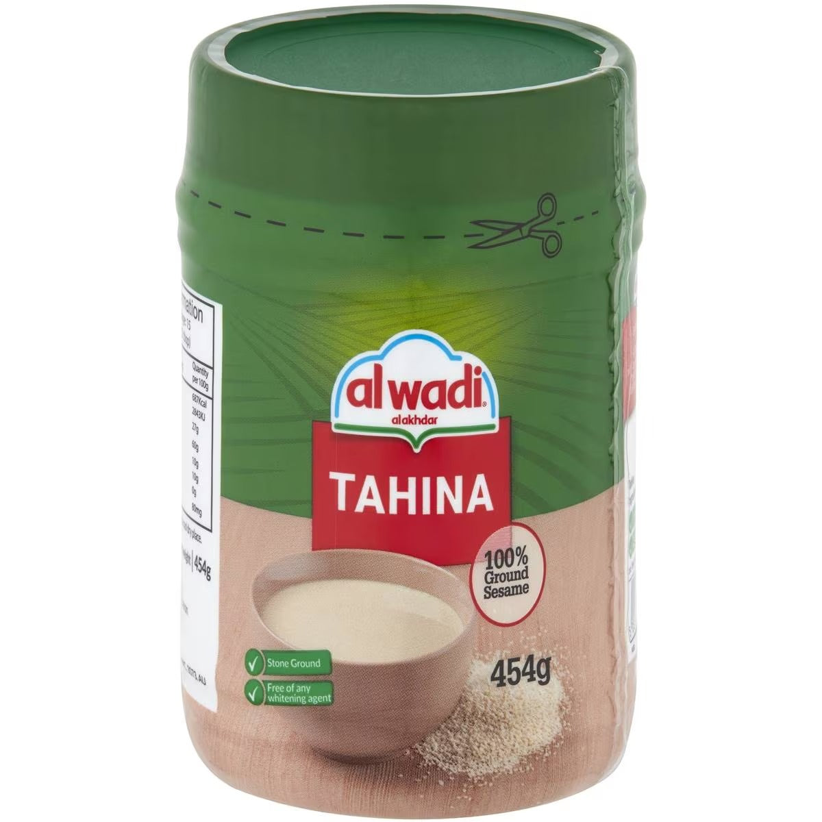Tahini 454gr (Pasta de Sésamo 100%) - Al Wadi