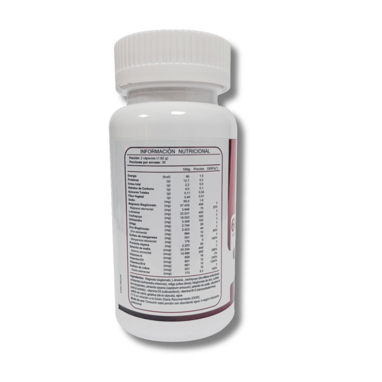 Tirox-D (Tiroides) 60 Cápsulas (1 mes) - FNL