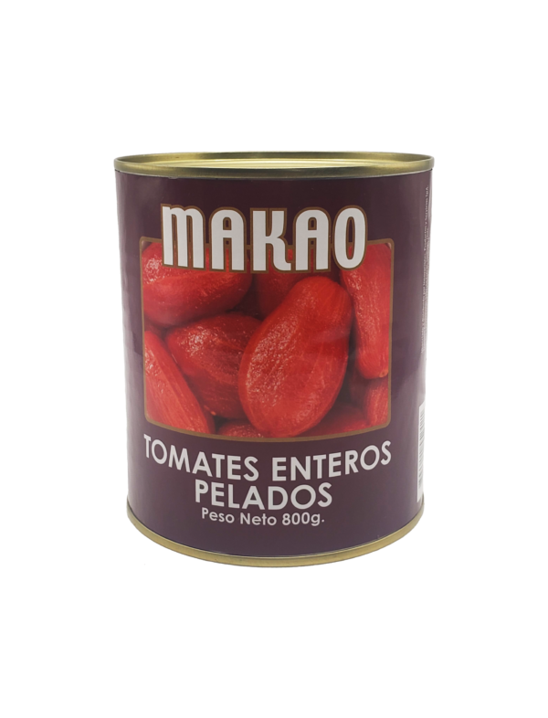 Tomates Enteros Pelados 800gr - Makao