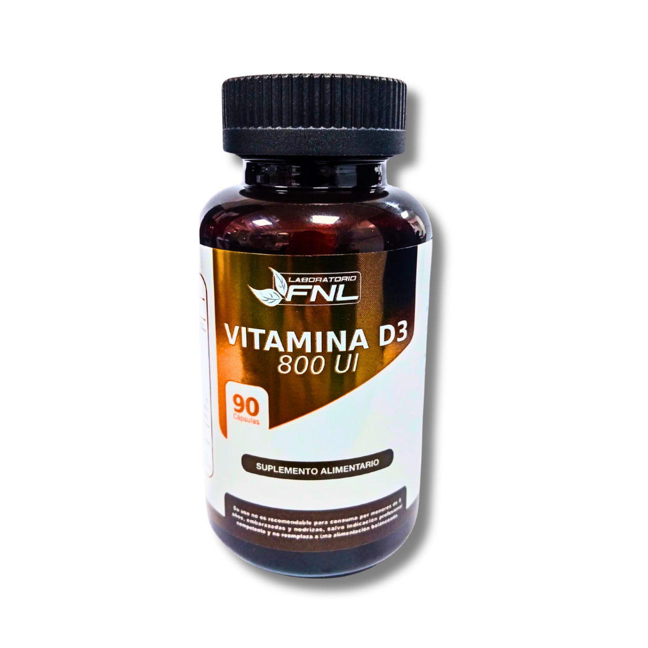 Vitamina D3 800 UI 90 Cápsulas (3 meses) - FNL-Vitaminas-Mercado Silvestre