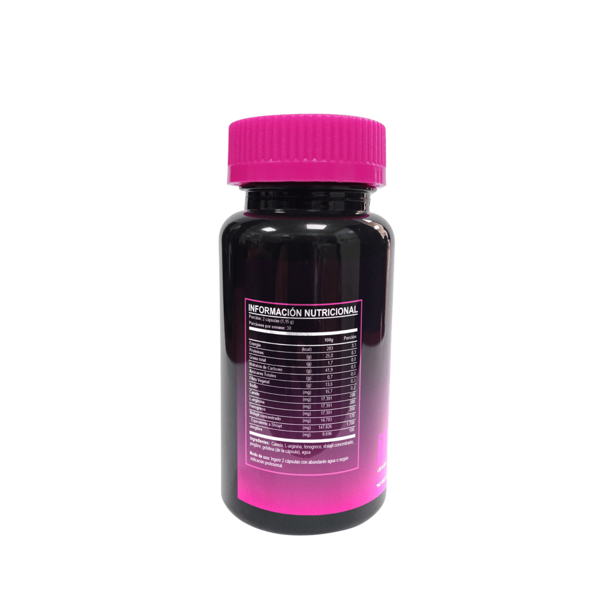 Eros Fem (Canela, L-Arginina, Fenogrego, Shilajit, Jengibre) 60 Cápsulas (1 mes) - FNL-Vitaminas-Mercado Silvestre