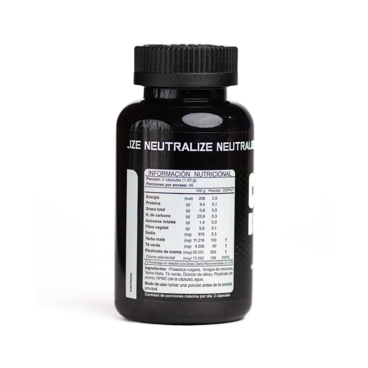 Carb Blocker Bloqueador de Carbohidratos 90 Cápsulas (1,5 meses) - FNL-Vitaminas-Mercado Silvestre