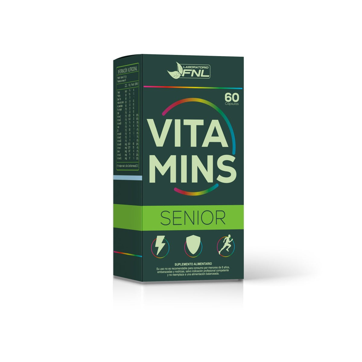 VITA MINS Senior 60 Cápsulas Softgel (2 meses) - FNL-Vitaminas-Mercado Silvestre