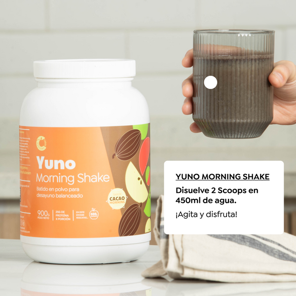 Yuno Morning Shake Vainilla Blizz Sin Azúcar 900gr - Cáscara Foods-Vitaminas-Mercado Silvestre