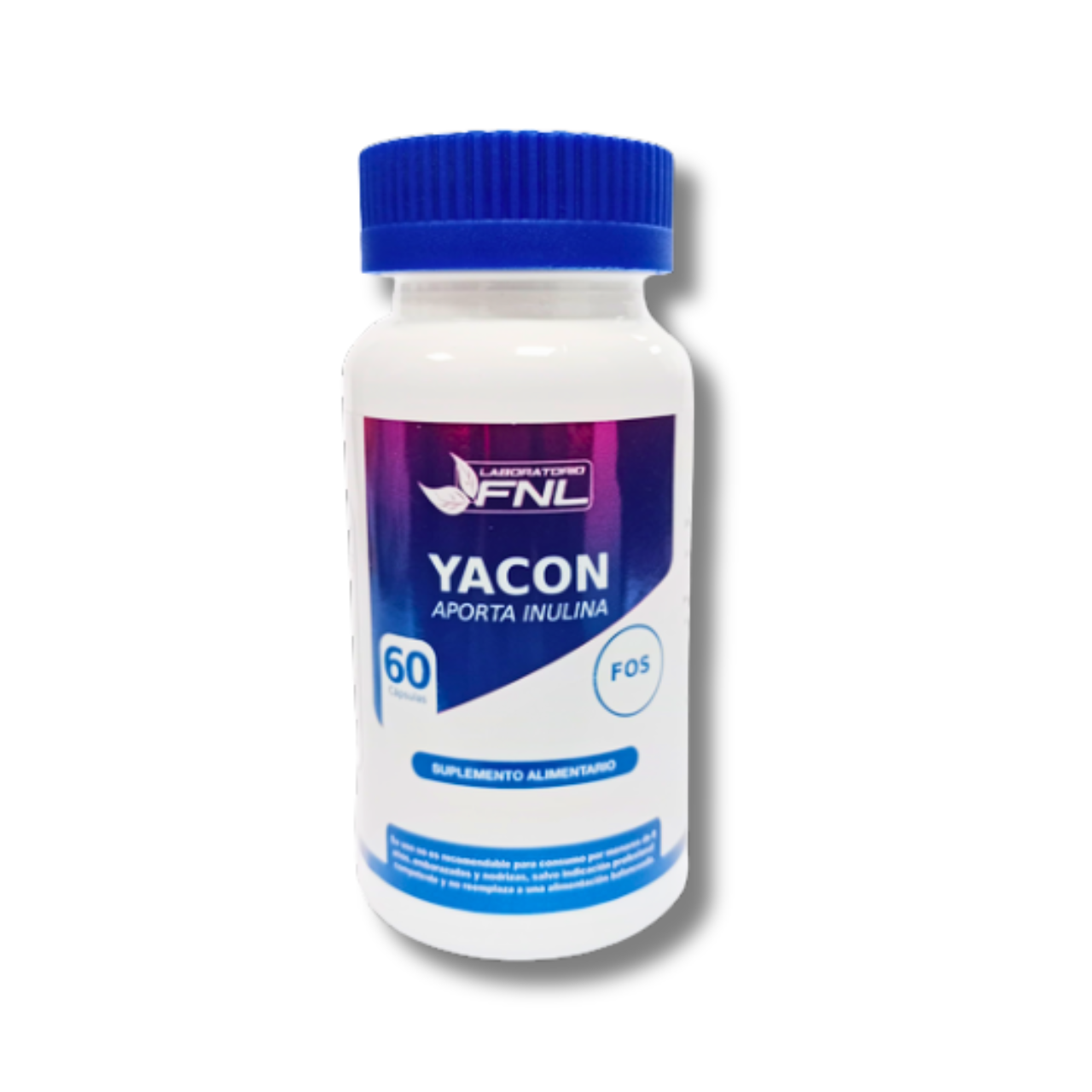 Yacón 300mg 60 Cápsulas (2 meses) - FNL-Vitaminas-Mercado Silvestre