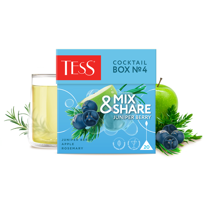Té Oolong Mix & Share Juniper Berry (20 bolsitas pirámide) - Tess-Tess-Mercado Silvestre