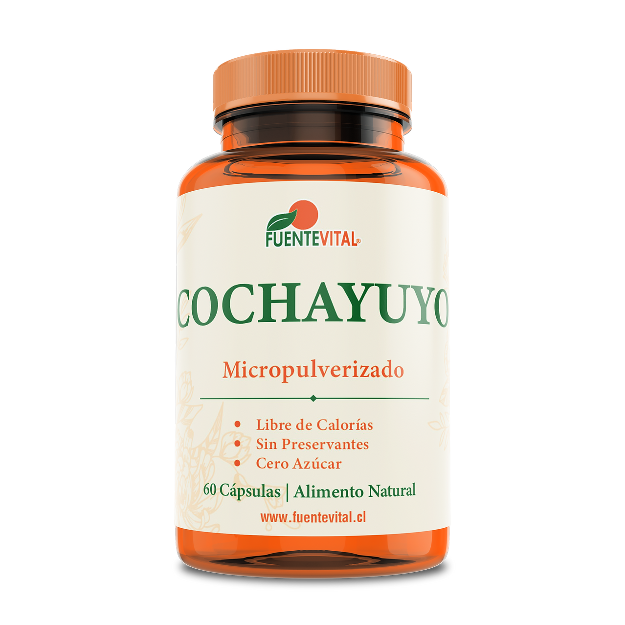 Cochayuyo Micropulverizado 60 Cápsulas (2 meses) - Fuente Vital-Vitaminas-Mercado Silvestre