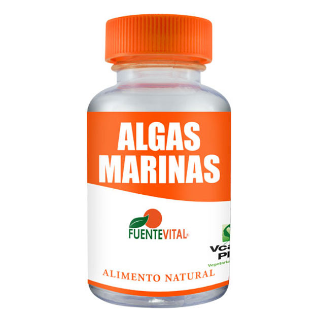 Algas Marinas 325mg - Yodo Natural y Detox - 60 Cápsulas Vegetales (2 meses) - Fuente Vital