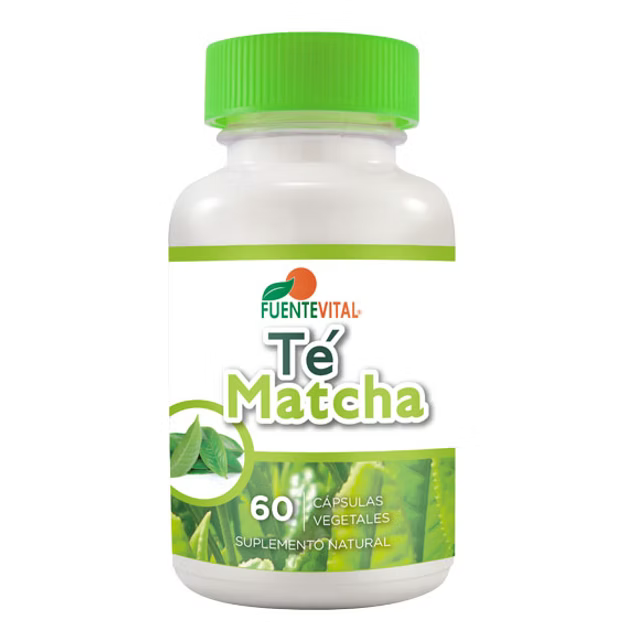 Té Matcha 412mg - 60 Cápsulas Vegetales (2 meses) - Fuente Vital