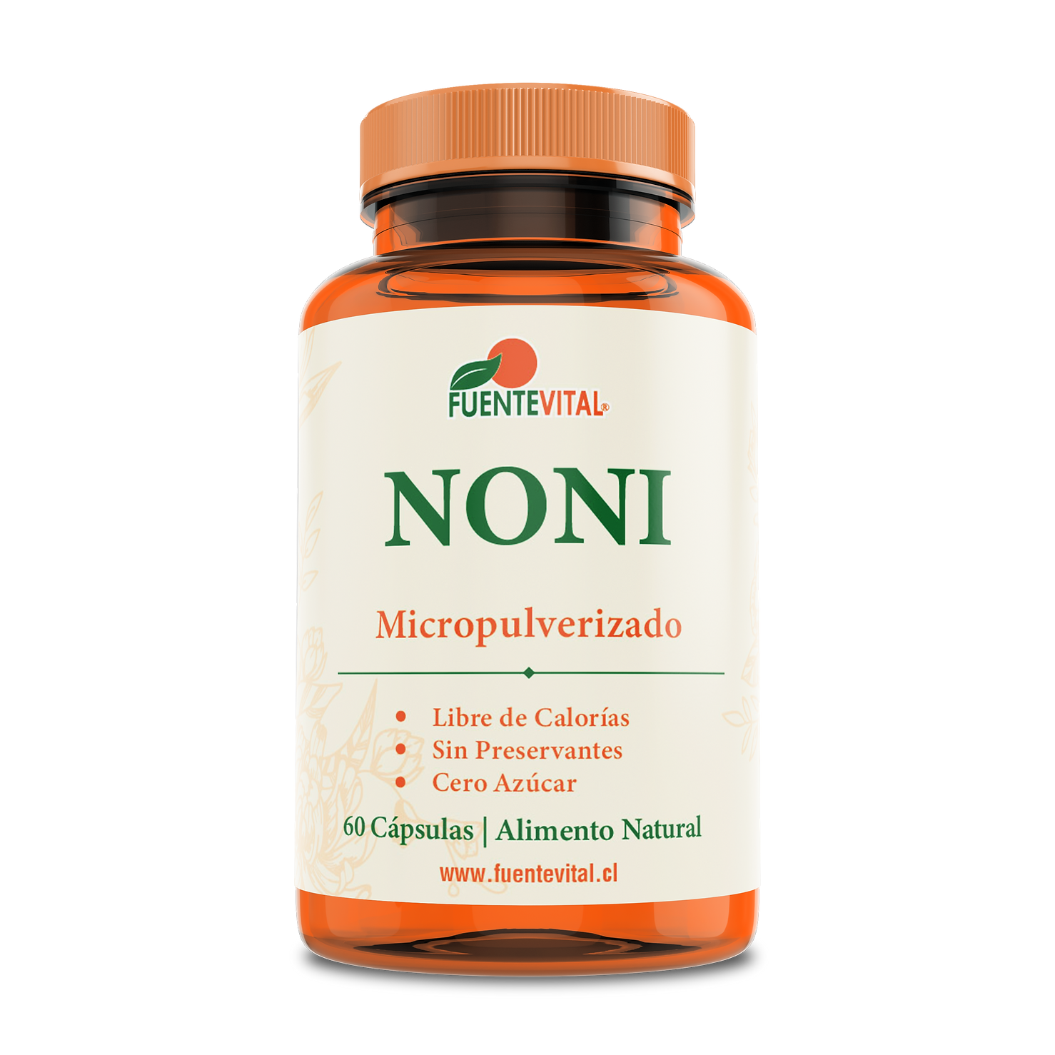 Noni Micropulverizado 575mg 60 Cápsulas Vegetales (2 meses) - Fuente Vital-Fuente Vital-Mercado Silvestre