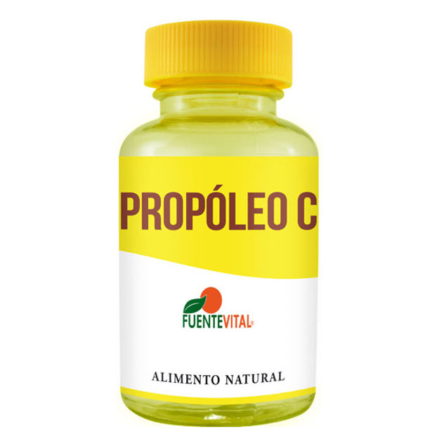 Propóleo C 322mg (Propóleo + Vit C + Noni) - 60 Cápsulas Vegetales (2 meses) - Fuente Vital