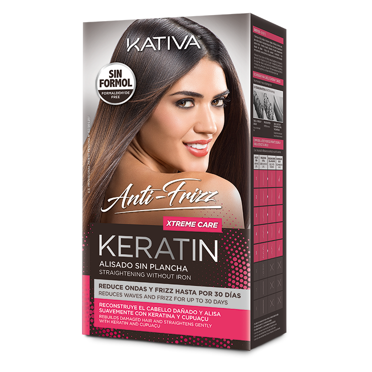 Kit Keratin Anti Frizz Alisado Sin Plancha Xtreme Care - Kativa-Belleza Natural-Mercado Silvestre