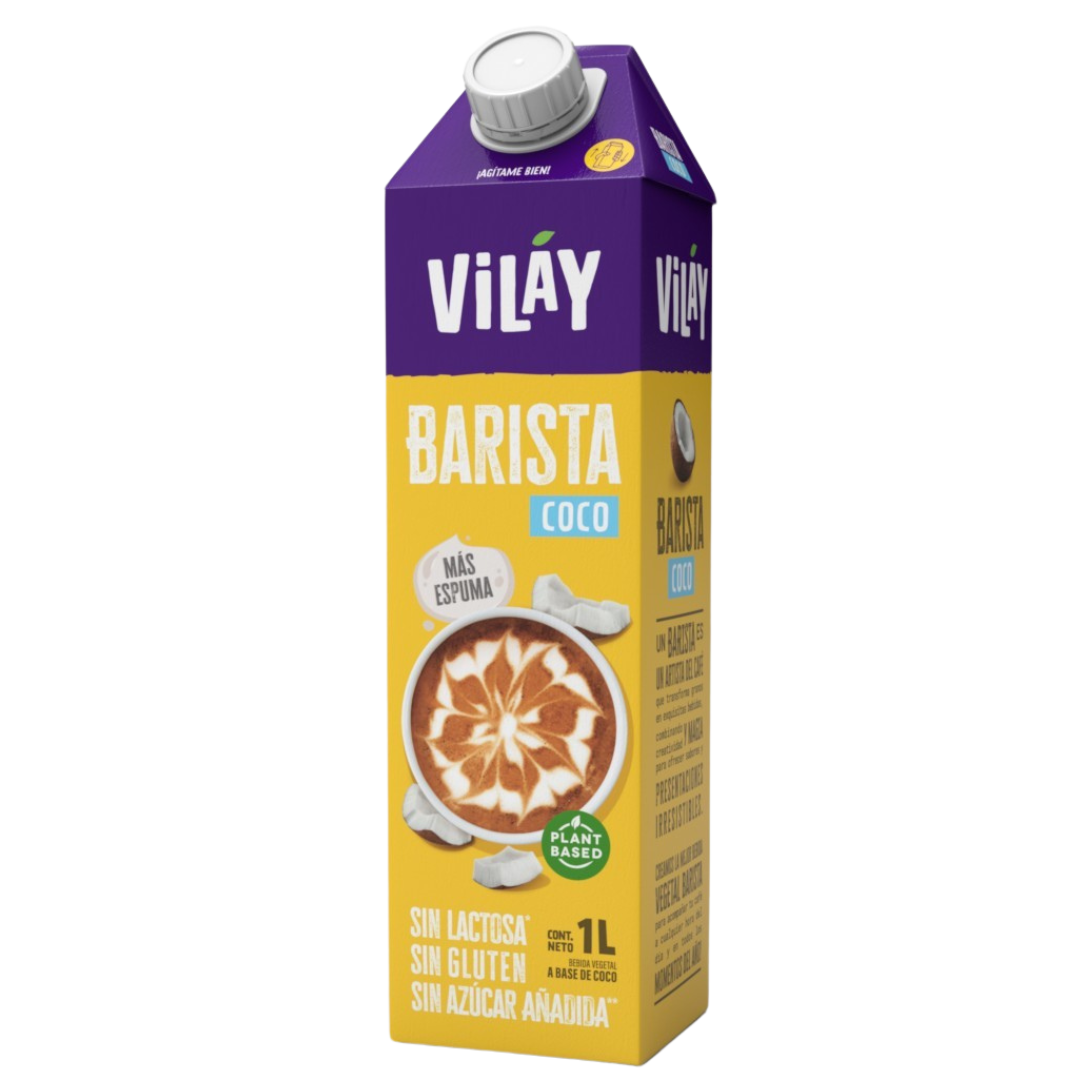 Bebida Vegetal Barista de Coco Sin Azúcar 1lt - Vilay-Leches-Mercado Silvestre