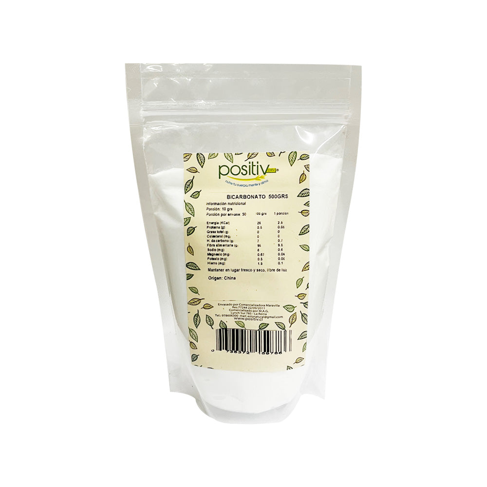 Bicarbonato de Sodio 500gr - Positiv-Especias y Condimentos-Mercado Silvestre