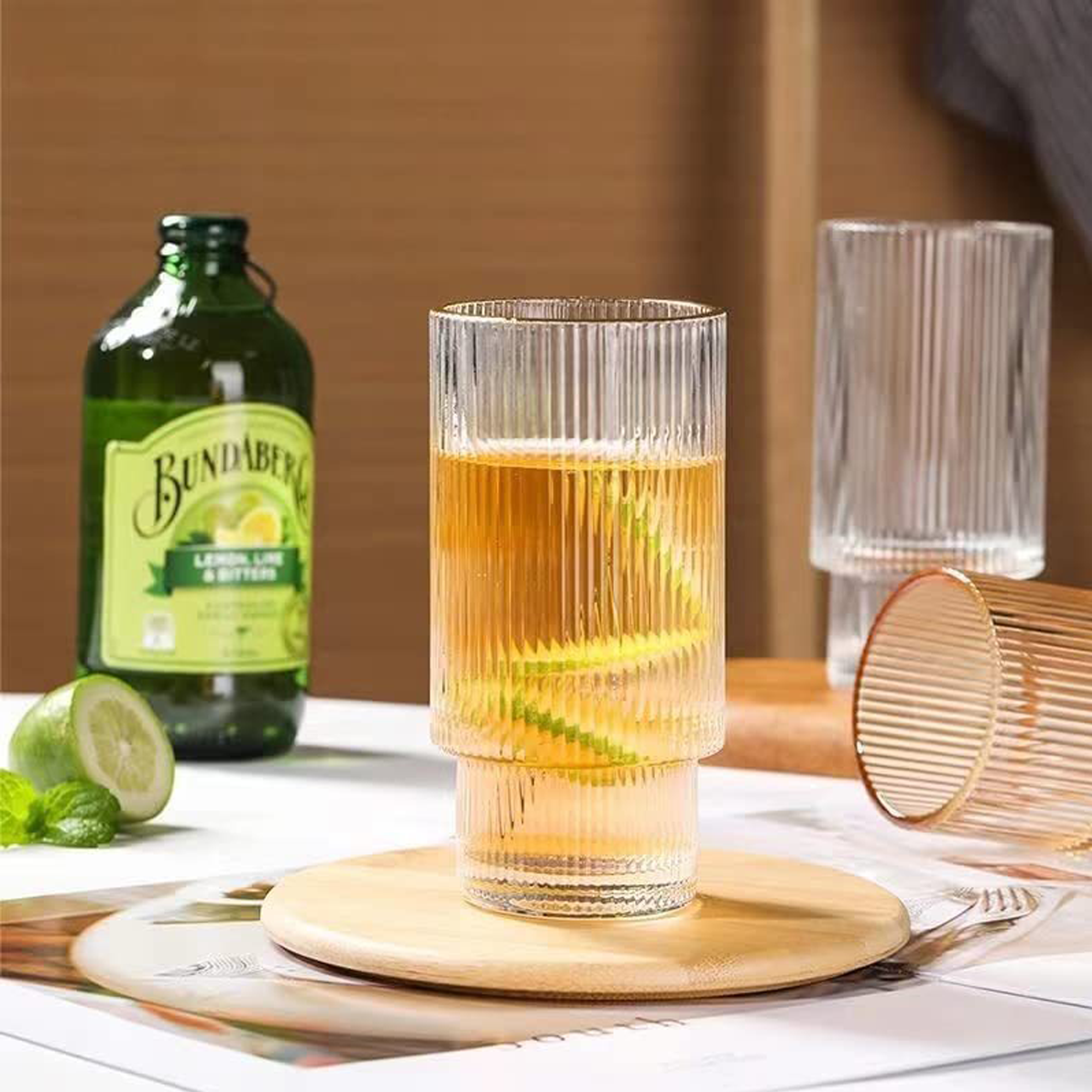 Set 6 Vasos Largo Vintage Charlotte 350ml - Simplit-Hogar-Mercado Silvestre