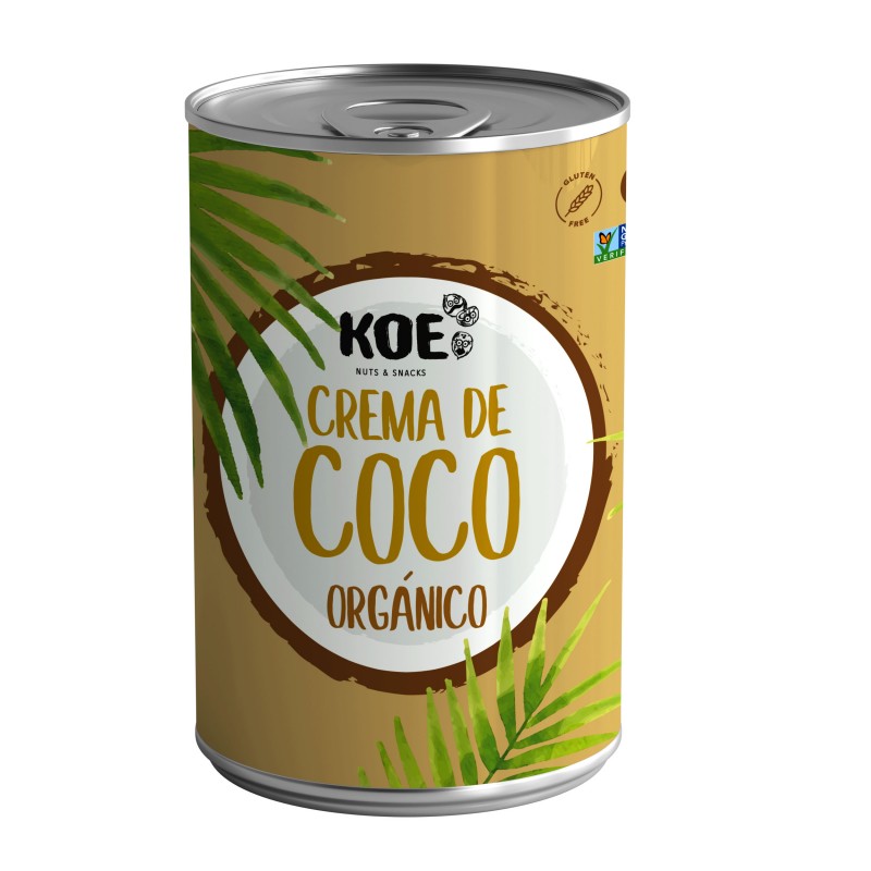 Crema de Coco Orgánica 400ml - Koe-Leches-Mercado Silvestre