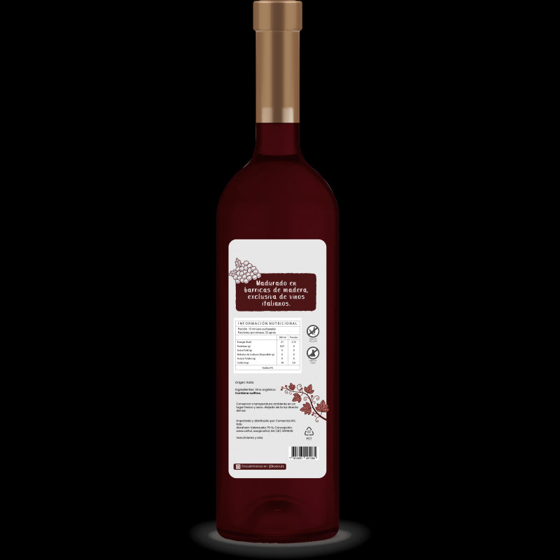 Vinagre de Vino Tinto Orgánico 500 ml - Koe-Especias y Condimentos-Mercado Silvestre