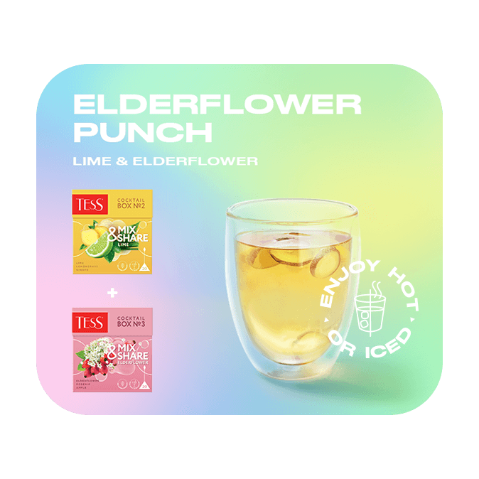 Té Oolong Mix & Share Elderflower (20 bolsitas pirámide) - Tess-Tess-Mercado Silvestre