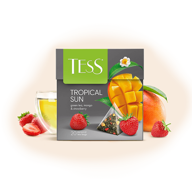 Té Verde Tropical Sun (20 bolsitas pirámide) - Tess