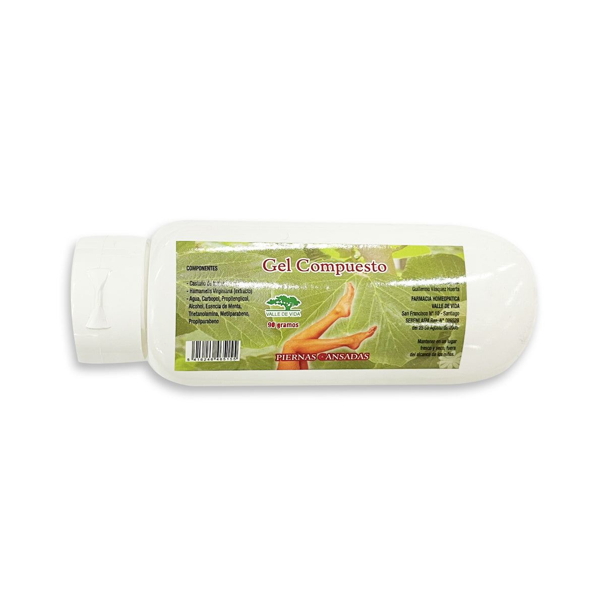 Gel Varices y Piernas Cansadas (Castaño de Indias y Hamamelis) 80gr - Valle de Vida-Belleza Natural-Mercado Silvestre