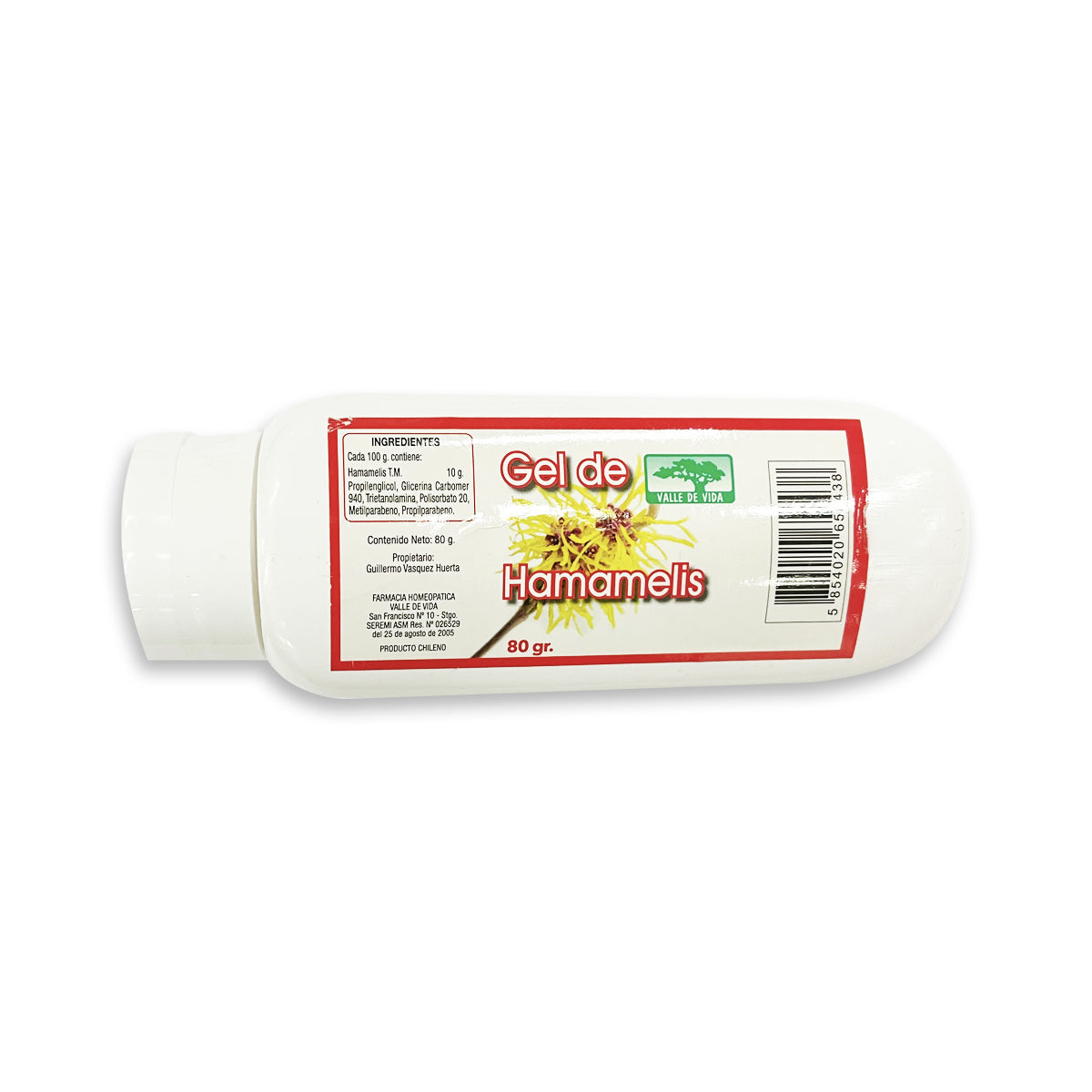 Gel de Hamamelis 80gr - Valle de Vida-Belleza Natural-Mercado Silvestre