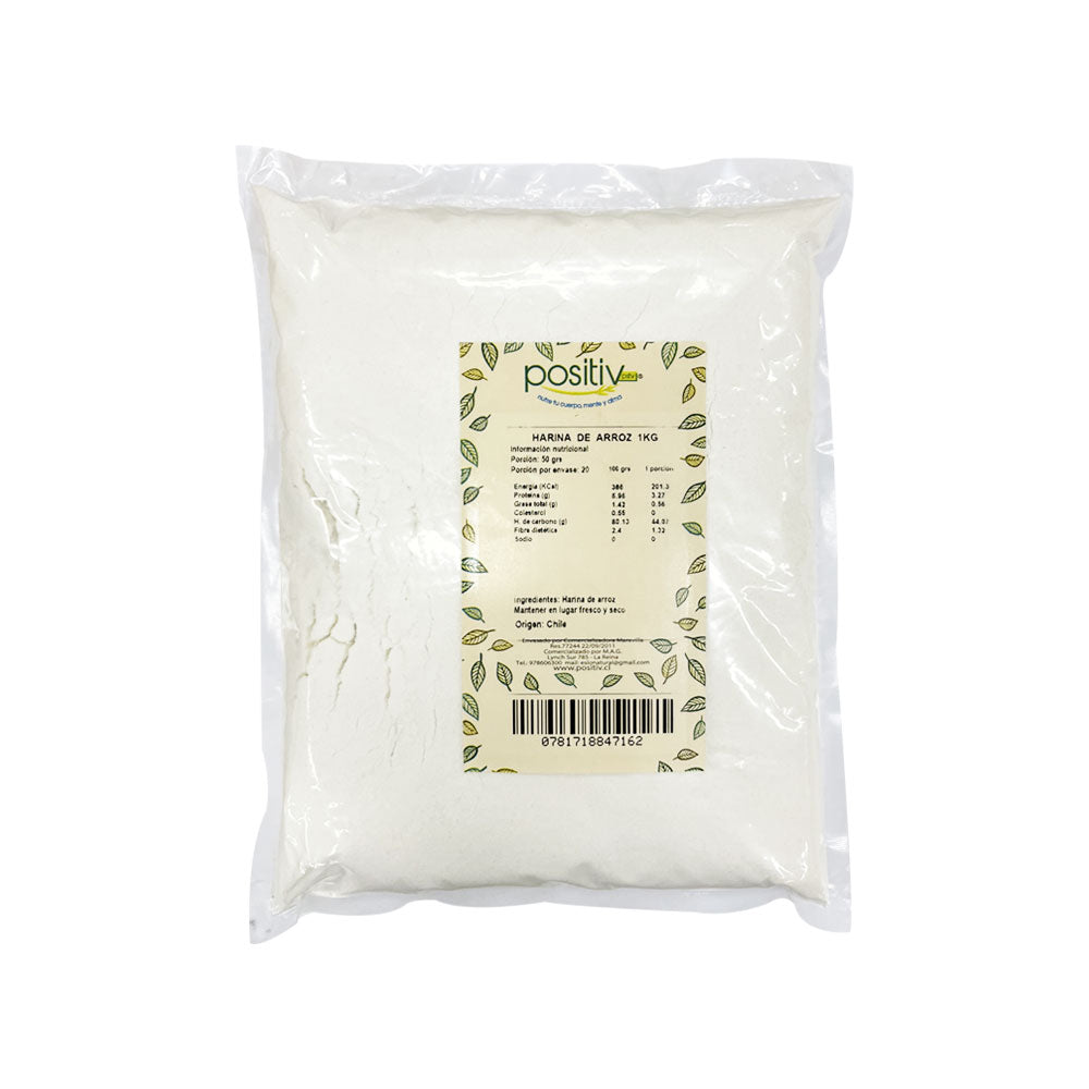 Harina de Arroz 1kg - Positiv-Superalimentos-Mercado Silvestre