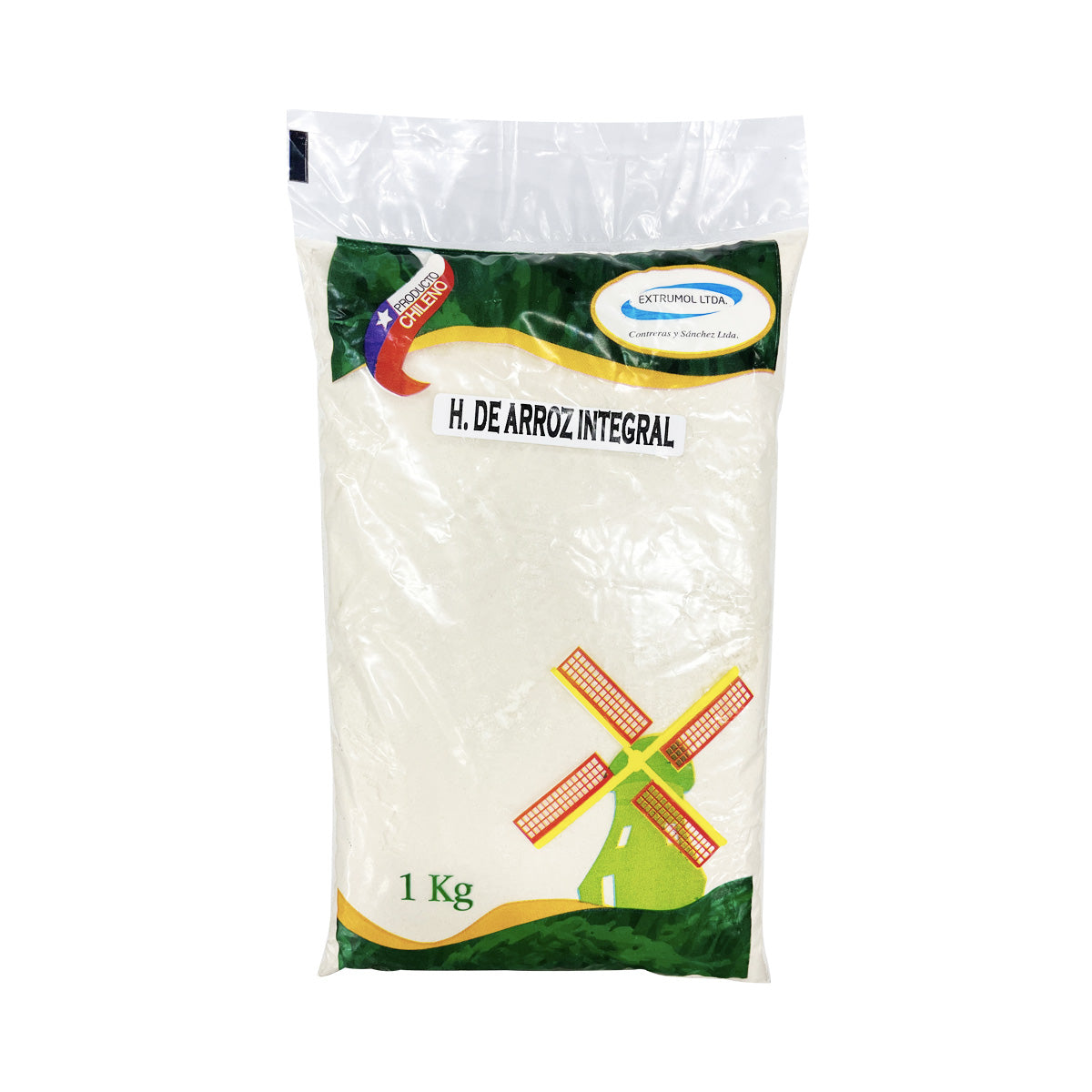 Harina de Arroz Integral Sin Gluten 1kg - Extrumol-Superalimentos-Mercado Silvestre