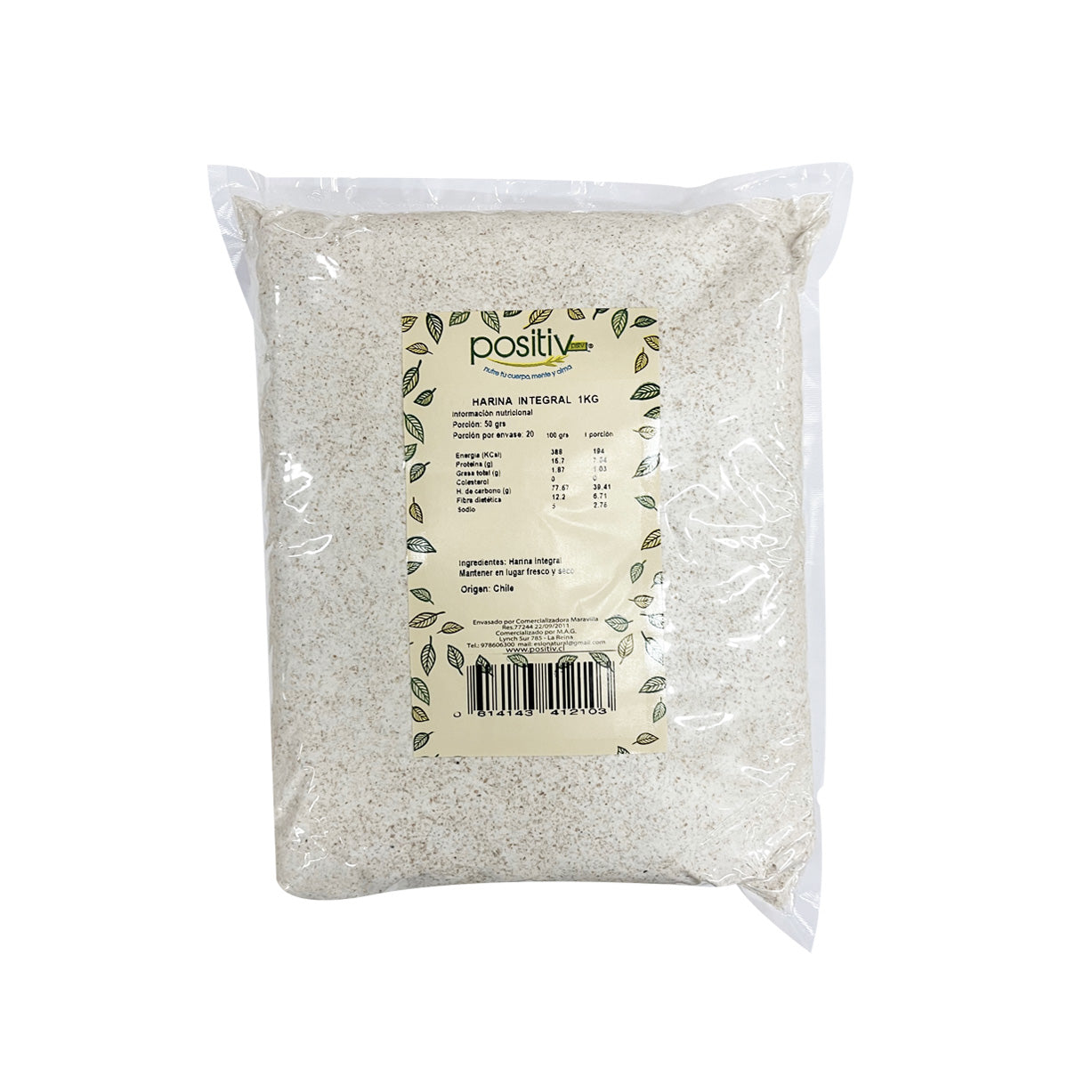 Harina Integral 1kg - Positiv-Harinas-Mercado Silvestre