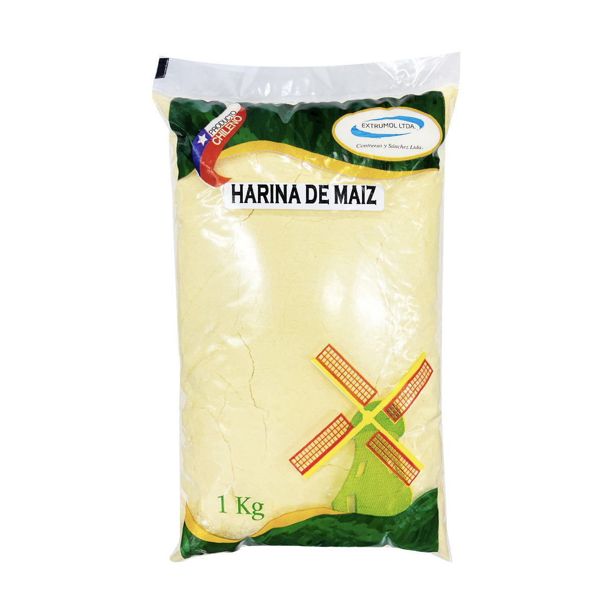 Harina de Maíz Sin Gluten 1kg - Extrumol-Superalimentos-Mercado Silvestre