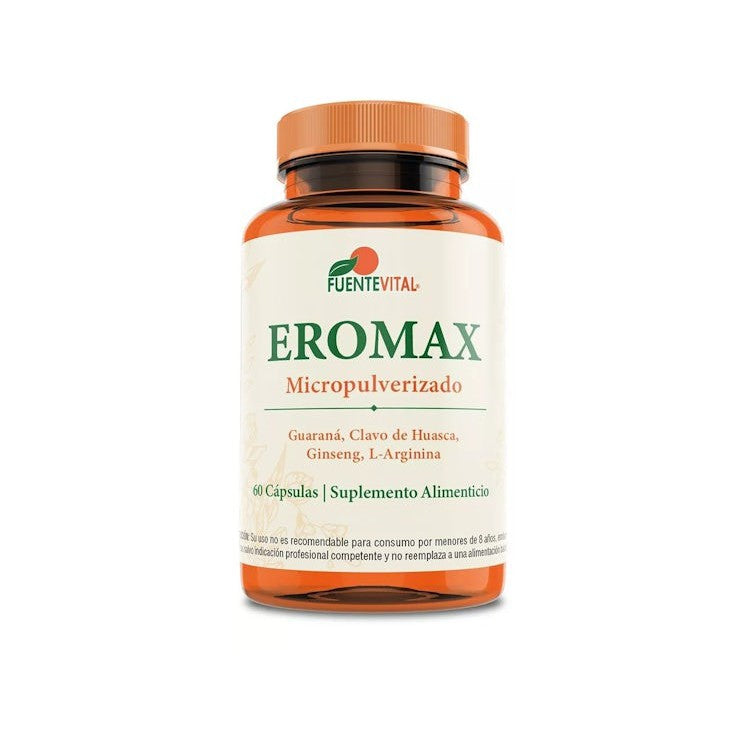 Eromax Micropulverizado 60 Cápsulas (2 meses) - Fuente Vital-Vitaminas-Mercado Silvestre
