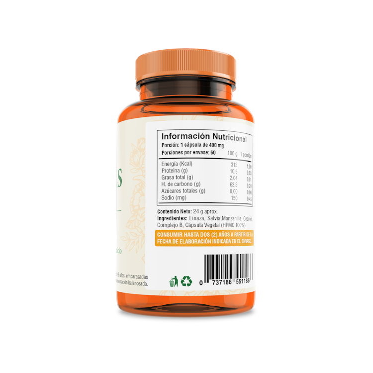 Menopas Micropulverizado 60 Cápsulas (2 meses) - Fuente Vital-Vitaminas-Mercado Silvestre