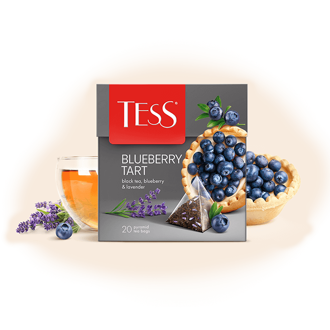 Té Negro Blueberry Tart (20 bolsitas pirámide) - Tess