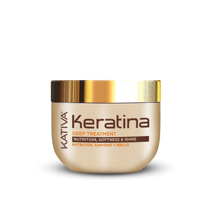 Crema Tratamiento Intensivo Keratina Nutrición y Brillo 300ml - Kativa-Belleza Natural-Mercado Silvestre