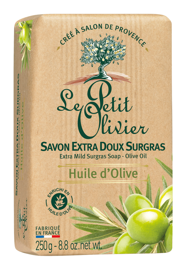 Jabón Sólido Grande Extra Suave Aceite de Oliva 250gr - Le Petit Olivier